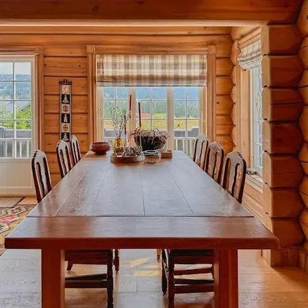 Дом отдыха Log With Sauna Near Sjusjoen Hafjell *